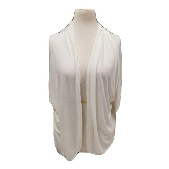 Pure Dkny Cashmere open front cardigan‎ Blend summery lightweight size Small - Picture 1 of 14
